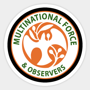 Multinational Force and Observers (MFO) Insignia X 300 Sticker